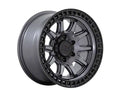 CALICO 20X9 6X5.5 0MM MATTE GUNMETAL W/ MATTE BLACK LIP
