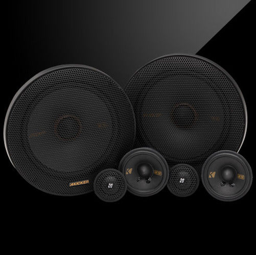 KSS365 6.5 (160mm) Woofer 2.75 (70mm) Midrange and 1 (25mm) Tweeter 3-way Component System 4ohm RoHS Compliant