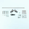 TAIL MOUNT SHIFTER GM 4L60 TRANS W/BLK 8IN SGL BEND LEVER & HITECH KNOB