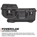 NANUK 955 WATERPROOF HARD CASE W/PADDED DIVIDERBLACK INTERIOR: 22 X 17 X 10.2IN