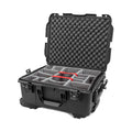 NANUK 955 WATERPROOF HARD CASE W/PADDED DIVIDERBLACK INTERIOR: 22 X 17 X 10.2IN