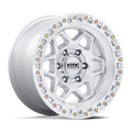 Wheel Pros TORX 17X8.5 6X5.5 106 25 G-SLV MACH-FC KM553SD17856825