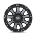 GAUNTLET 20x10 8x180.00 SATIN BLACK W/ GRAY TINT (18 mm)