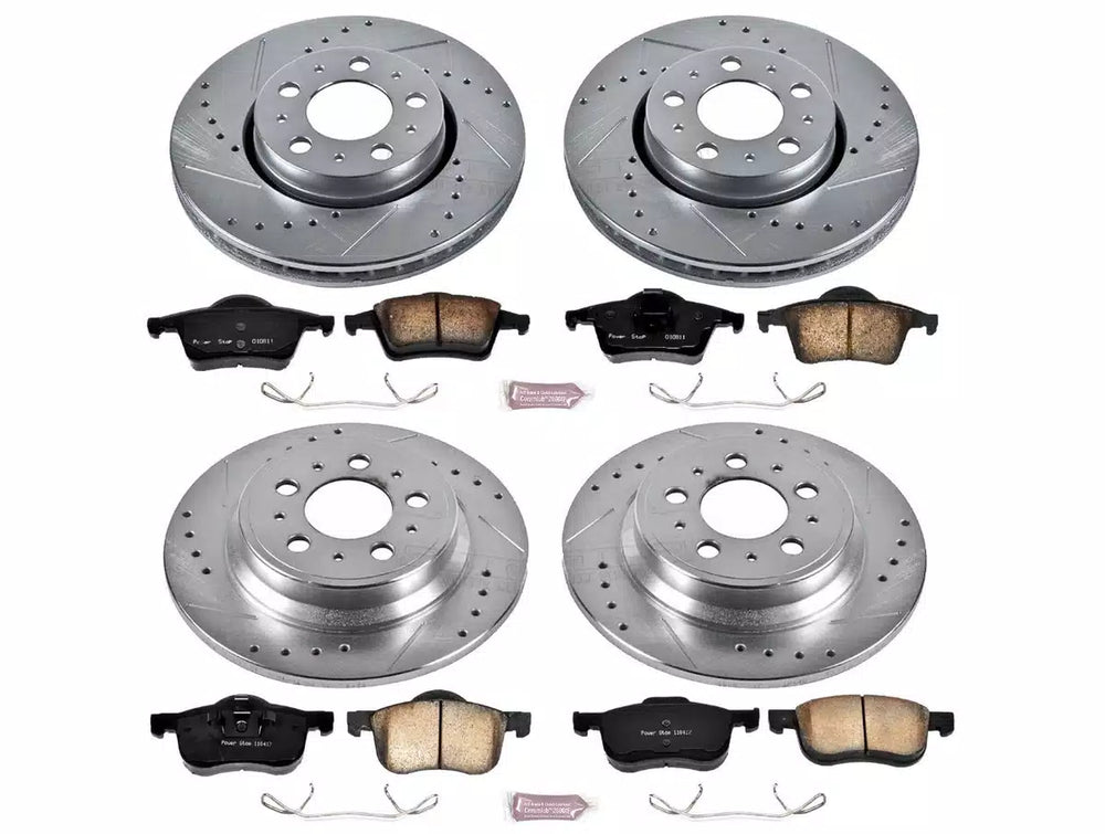 Power Stop 01-07 Volvo S60 Front & Rear Z23 Evolution Sport Brake Kit