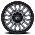 D857 17X9 8X170 M-GNMTL BLK -12MM