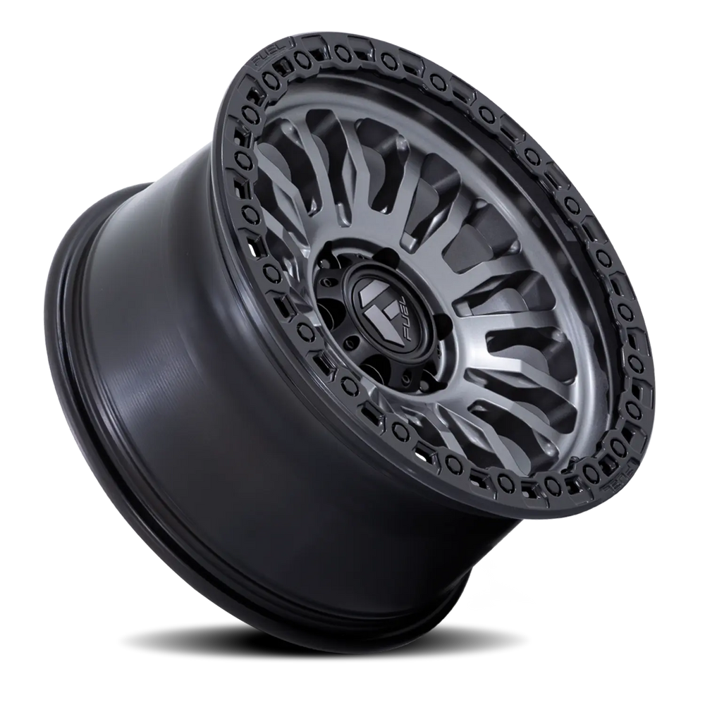 D857 17X9 8X170 M-GNMTL BLK -12MM
