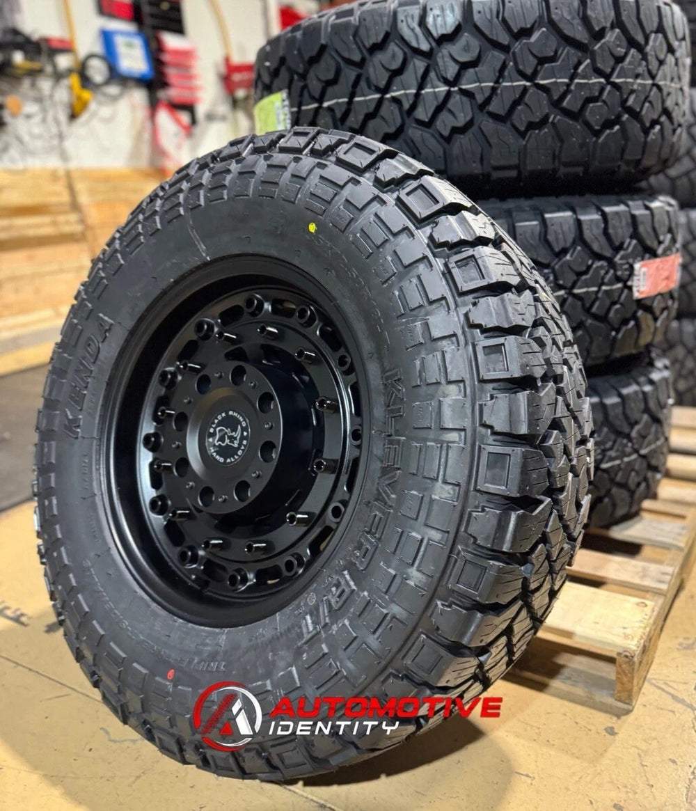 ARSENAL 18x9.5 8/170 ET18 CB125.1 TEXTURED MATTE BLK