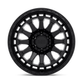 RAID 18X9.5 5X5.0 2MM MATTE BLACK
