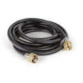 PROPANE EXTENS HOSE 12FT MALE/FEMALE THROWAWAY CONNCLAM