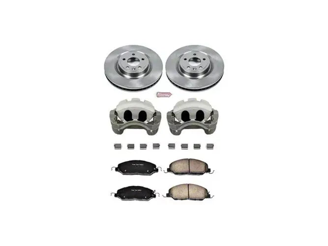 Power Stop 11-14 Ford Mustang Front Autospecialty Brake Kit w/Calipers