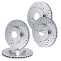 R1 Concepts Brake Rotor- D/S - Silver Fits Ford Contour