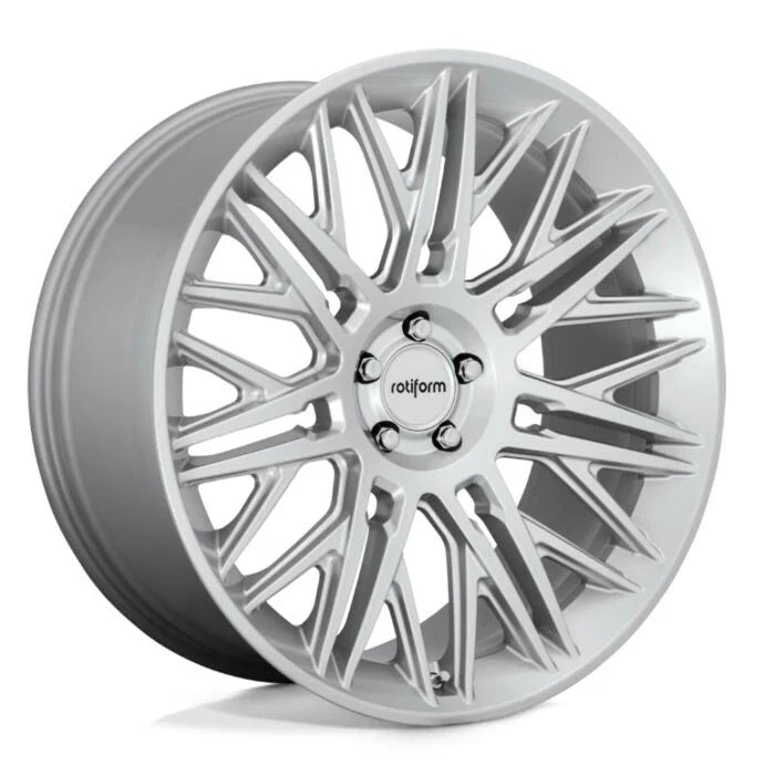 Rotiform R162 JDR Wheel 22x10 5x130 25 Offset - Matte Silver
