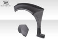 2009-2014 Acura TSX Duraflex Khan Front Fender Flares - 4 Piece ( 60mm wider)