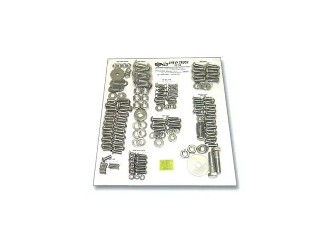 8187 CHEVY/GMC BROTHERS TRUCKS CAB BOLT KIT STAINLESS STEEL HEX HEAD