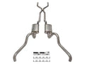 1966-71 Ford Fairlane 2.5 Hpipe Crossmember Back Quarter Panel Exit Exhaust No Mufflers