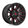 ~(47 lbs. 23X23X13)~ RAGE 20x10 8x180.00 GLOSS BLACK RED TINTED CLEAR (13 mm)