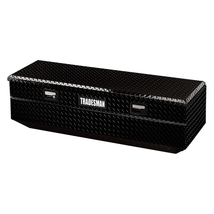 Tradesman Aluminum Flush Mount Truck Tool Box (56in.) - Black