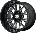 GRENADE 2 20x10 6x135.00 GLOSS BLACK MILLED (18 mm)