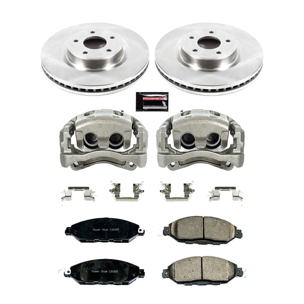 Power Stop 13-19 Nissan Pathfinder Front Autospecialty Kit w/Cals