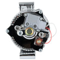 ALT FORD 3G CHROME 200A 6 GRV PULLEY LARGE FRAME TRANS MTG 1 WIRE