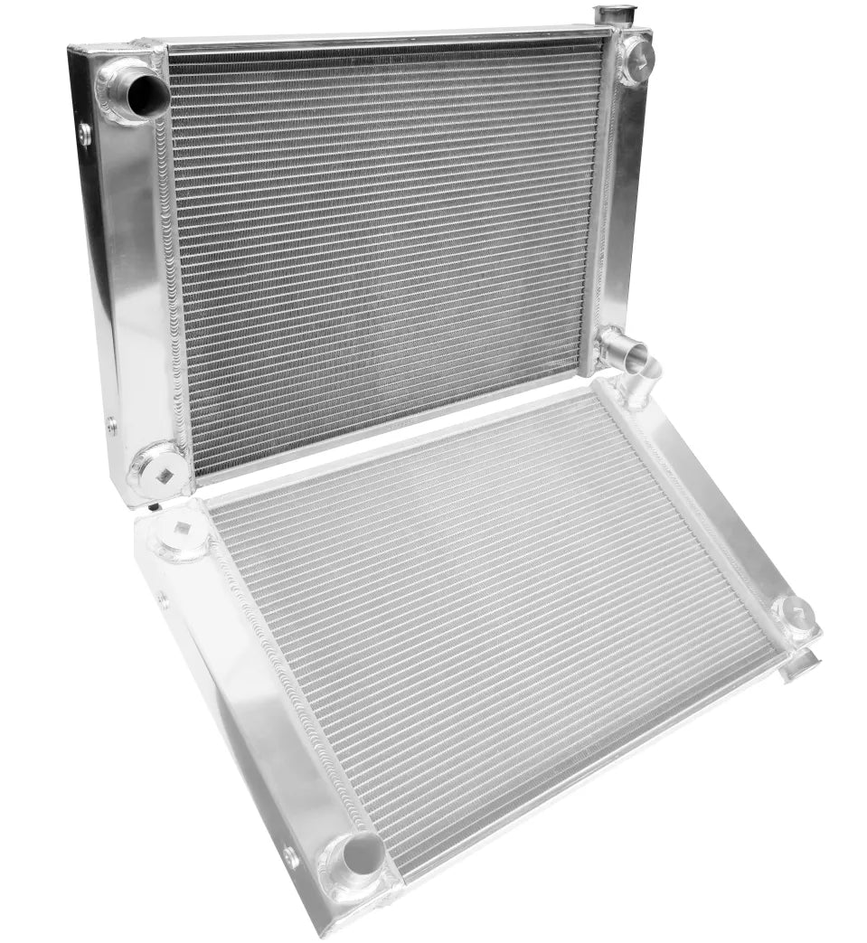 ETS RADIATOR/ALUMINUM RACE/GM & FM/MOPAR MODULAR DESIGN/19IN X 28IN