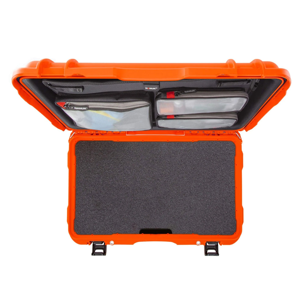 NANUK 938 CASE W/LID ORG.W/F FOR 6UPORANGE INTERIOR: 21.5 X 12.5 X 11.6IN