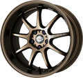 Work Wheels Emotion D9R 65mm Rim Depth 18x9.5 38 5x114.3 Matte Bronze