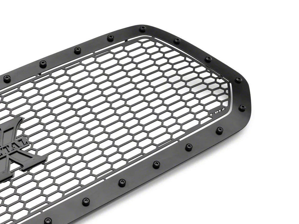 1617 TACOMA LASER X GRILLE/BLACK/MILD STEEL/1 PC/INSERT