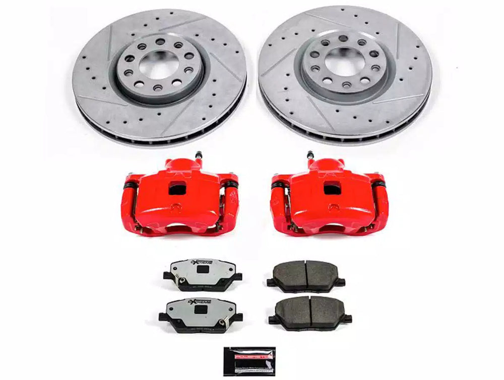 Power Stop 2017 Jeep Compass Front Z23 Evolution Kit W/Cals