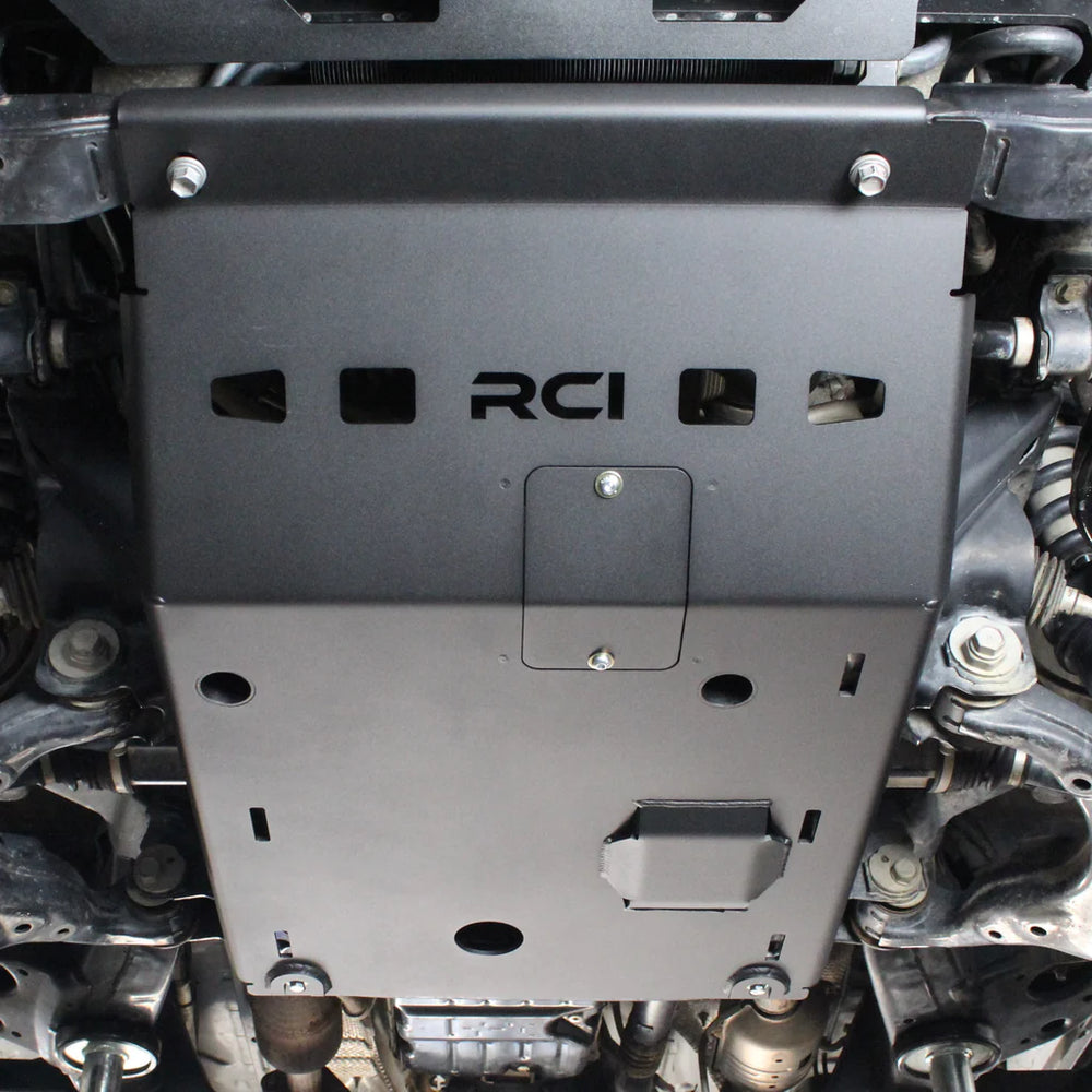 Engine Skid Plate 05-Present Tacoma - 3 16 Steel - Black Powdercoat
