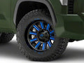 ~(46 lbs. 23X23X13)~ HARDLINE 20x10 6x135.00/6x139.70 GLOSS BLACK BLUE TINTED CLEAR (-19 mm)