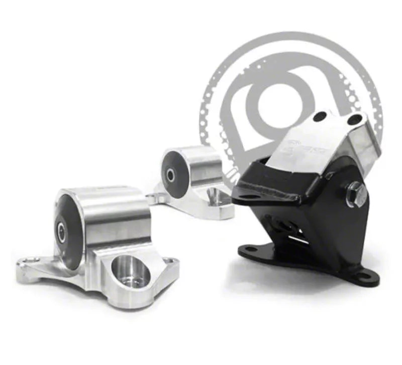 96-00 Civic Billet Conversion Mount Kit B/D Series Hydro 3 Bolt GS-R Style Post Mount Setup Solid Billet No Bushings Innovative Mounts