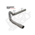 Filter Back Exhaust For 08-10 Ford F250/F350 Superduty 6.4L Powerstroke 4 inch Single Pass Stainless Diamond Eye