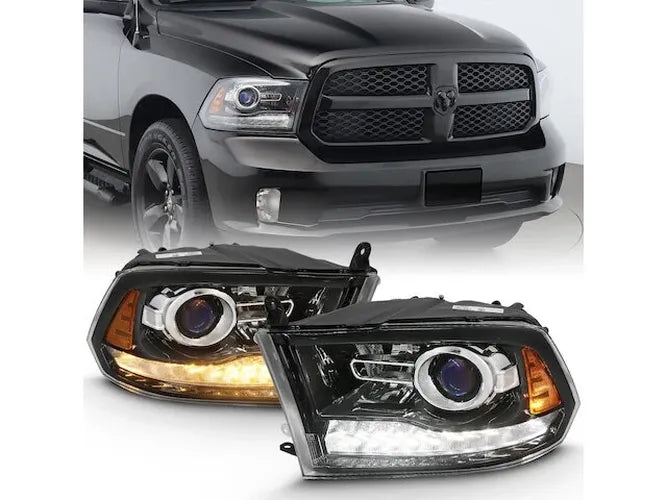 0508 AUDI A4/S4/RS4 PROJECTOR CHROME CLEAR(R8 LED STYLE) HEADLIGHTS