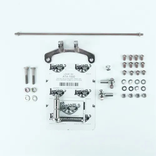 TAIL MOUNT SHIFTER D AOD TRANS W/BLK 12IN SGL BEND LEVER & HITECH BLK KNOB