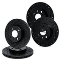 R1 Concepts Brake Rotor- D/S - Black Fits Hyundai Sonata
