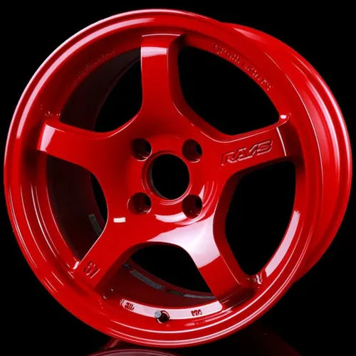 Gram Lights 57CR 15x8.0 +28 4x100 Milano Red Wheel
