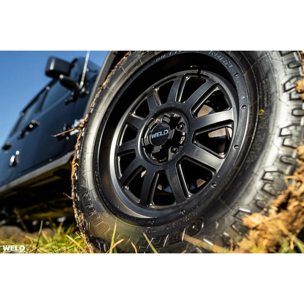 Weld black auto part
