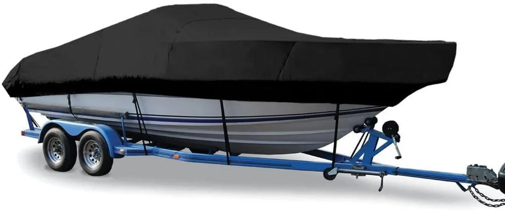 HOT SHOT BOAT COVERWALKAROUND CUDDY I/O 23FT5IN24FT4IN 102INBLACK