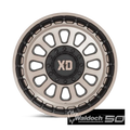 OMEGA 20X10 8X165.10 SATIN BLACK W/