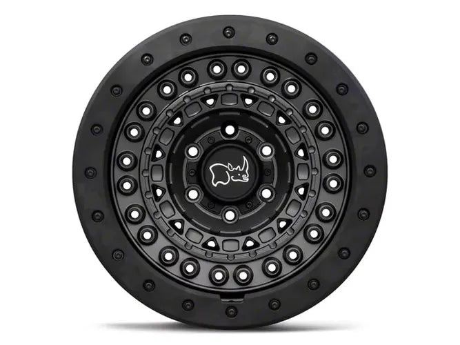 BARRICADE 17X8.5 6X5.5 18MM GUN BLACK W/ BLACK ROCK GUARD