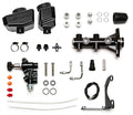 Wilwood Remote Tandem M/C Kit w/Bracket and Valve - 1in Bore Black