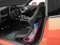 NRG FRP Bucket Seat (Large) Black Alcantara w/ Dragon Livery