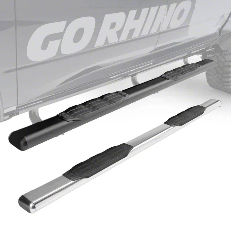 24C TACOMA 5IN 1000 SERIES SIDE STEPS WITH MOUNTING BRACKETS KIT POLISHED STAIN