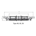 ROTATABLE WATERLOCK/MUFFLER TYPE NL