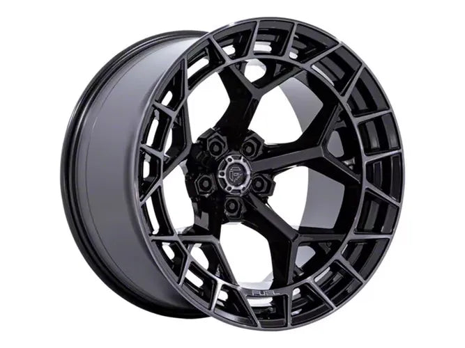 D873 20X9 5X5.0 GGLOSS BLACK BRUSHED FACE DARK TINT 1MM