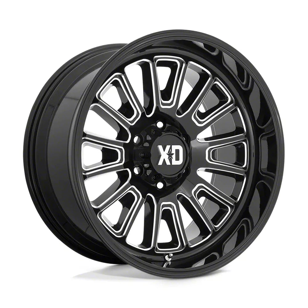 ROVER 22X10 8X6.5 18MM GLOSS BLACK MILLED