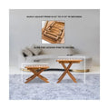 SMALL ADJUSTABLE SLAT TOP TABLE