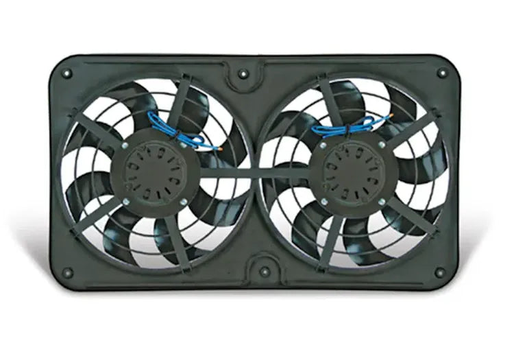 FAN ELECTRIC 12 1/8IN DUAL SHROUDED PUSHER OR PULLER UNIVERSAL XTREME SBLADE