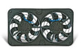 FAN ELECTRIC 12 1/8IN DUAL SHROUDED PUSHER OR PULLER UNIVERSAL XTREME SBLADE